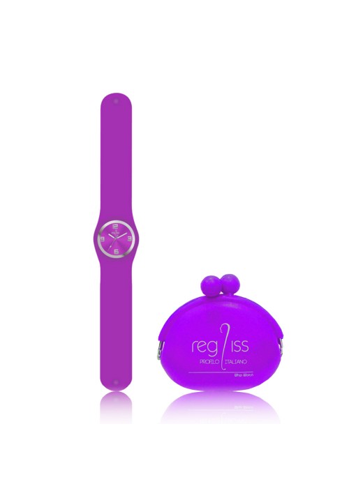 Whip Viola | Orologio in silicone